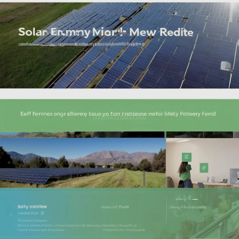 Solar installation and informational report